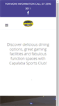 Mobile Screenshot of capalabasportsclub.com.au